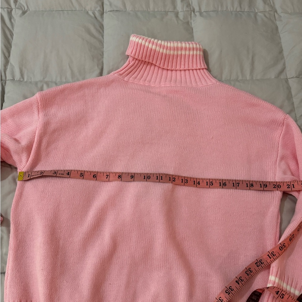 Brand new Strawberry Milk pattern sweater pink and white size M - Picture 5 of 6